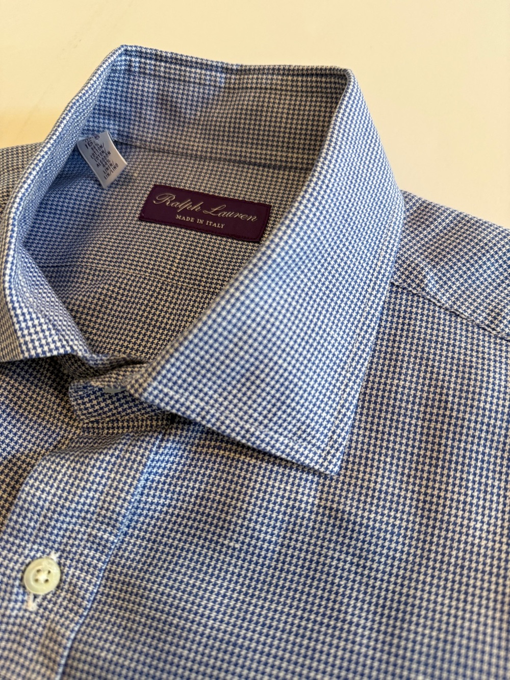 Ralph Lauren Purple Label Men’s Dress Shirt – Size 16.5 – Made in Italy